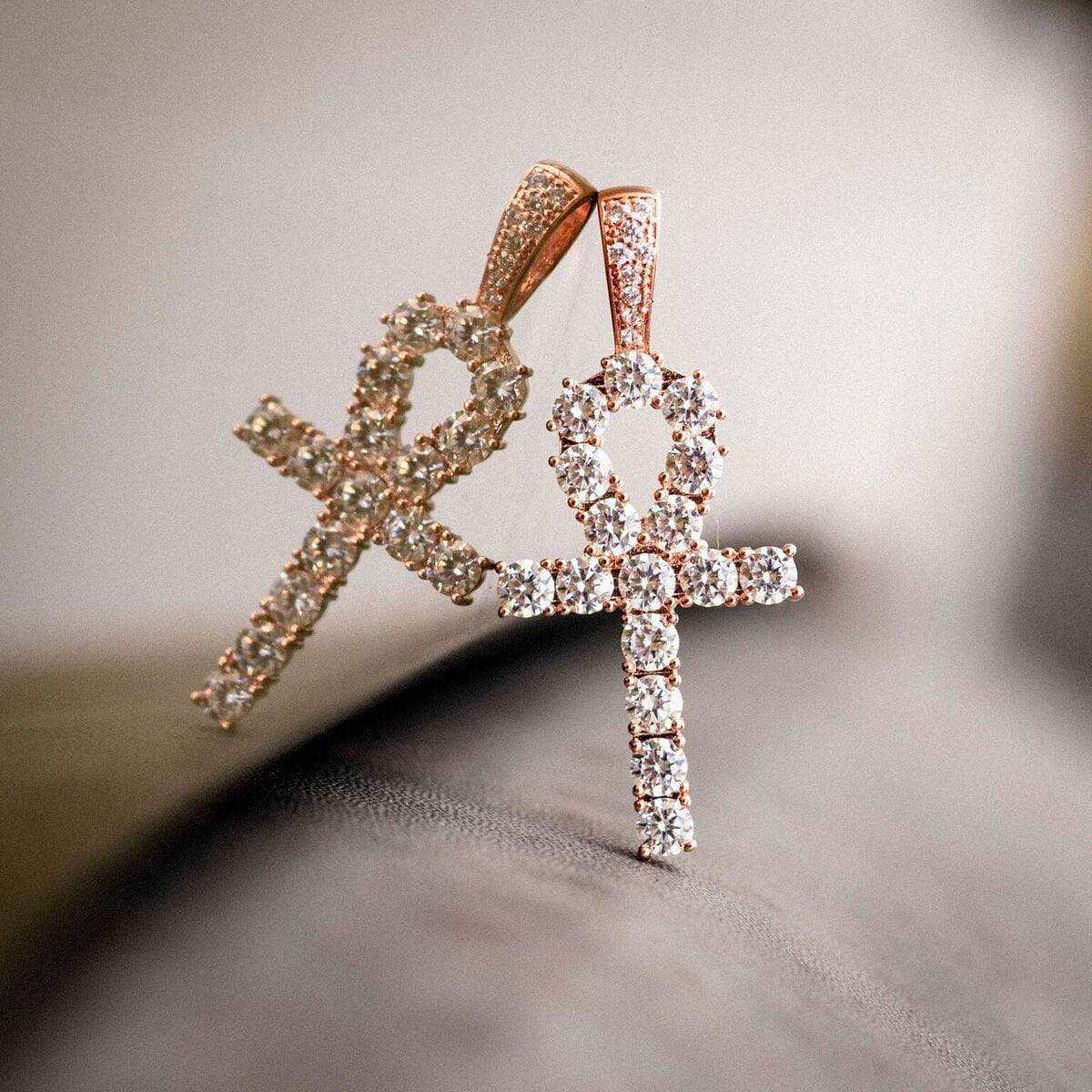 Rose Gold Ankh Pendant & Necklace | The GLD Shop - The GLD Shop