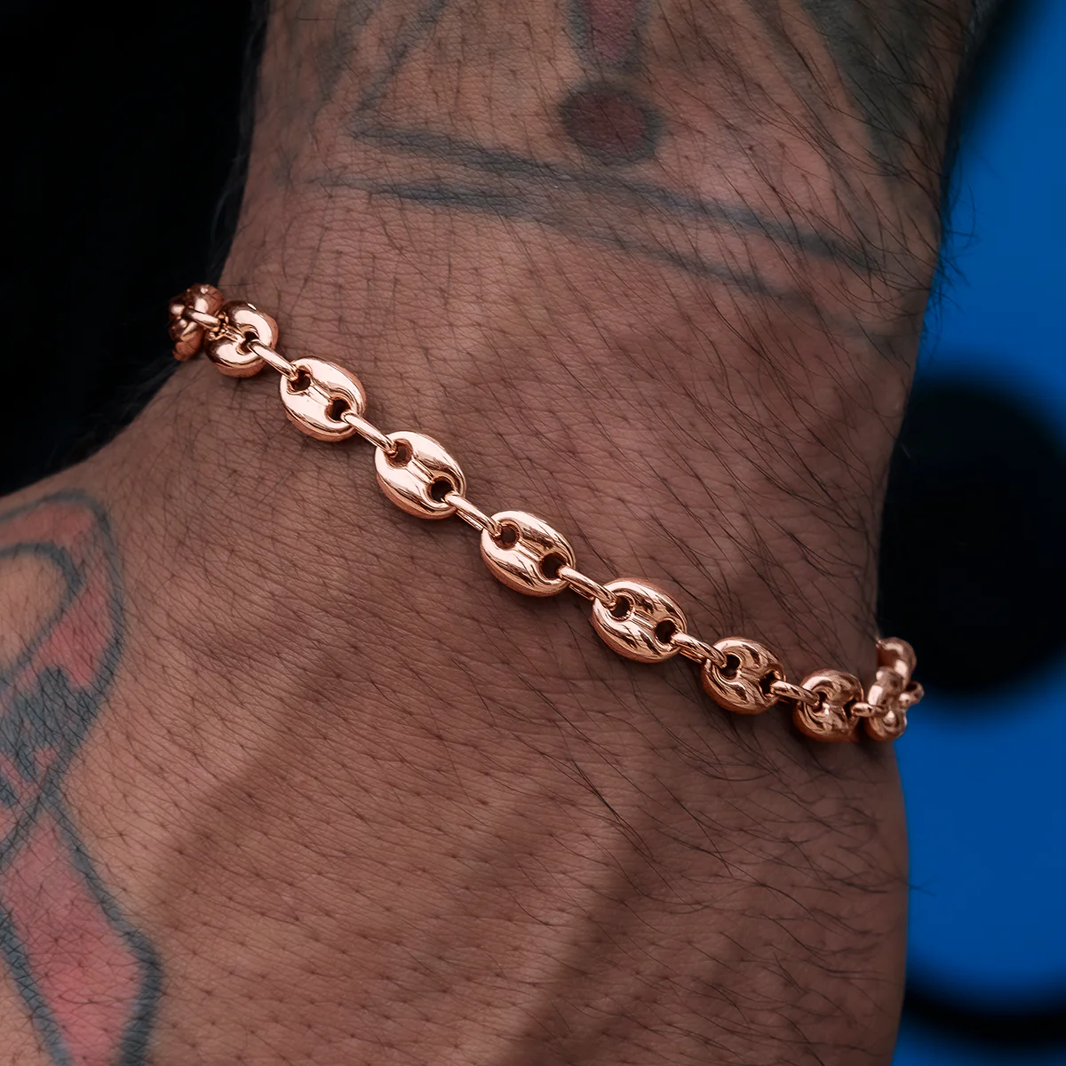Valentina Bracelet in Rose Gold- 7mm - The GLD Shop 1 Valentina Bracelet in Rose Gold- 7mm - The GLD Shop