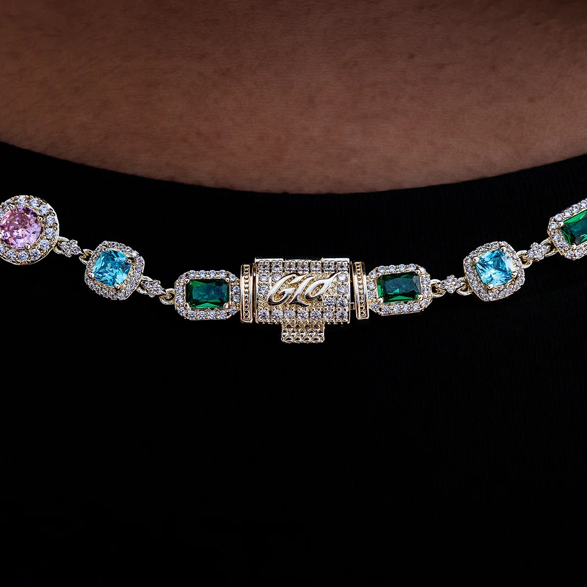 Colored Gemstone Pearl Necklace | Vibrant Luxury - The GLD Shop