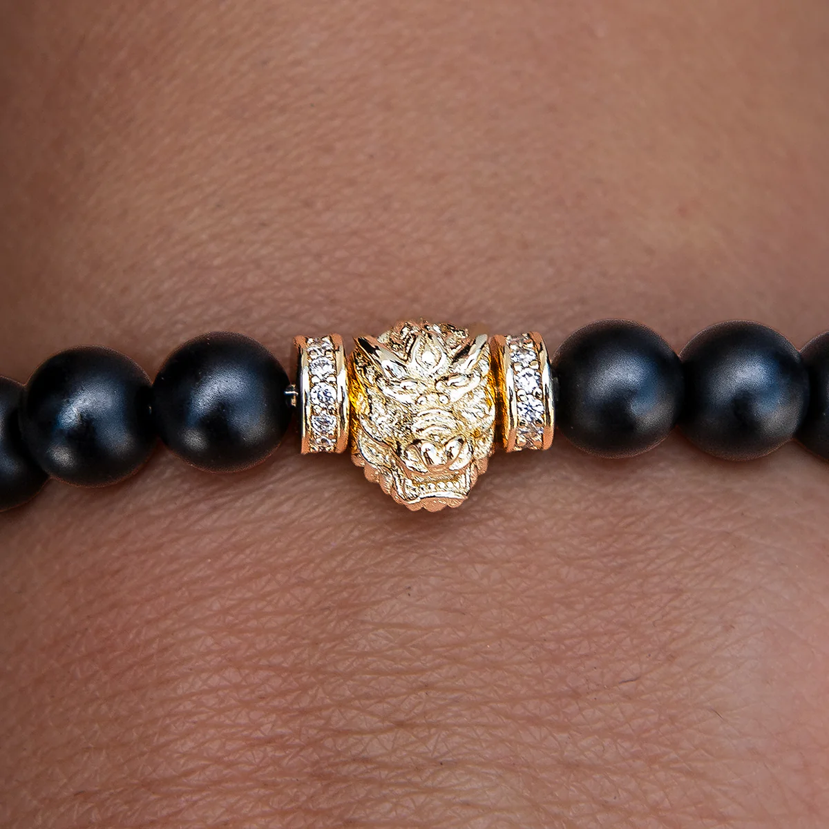 Dragon Beaded Bracelet | Gold Power & Luxury | GLD - The GLD Shop 1 Dragon Beaded Bracelet | Gold Power & Luxury | GLD - The GLD Shop
