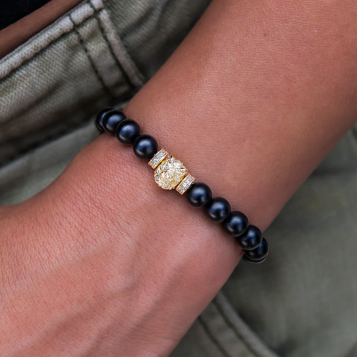Dragon Beaded Bracelet | Gold Power & Luxury | GLD - The GLD Shop 7 Dragon Beaded Bracelet | Gold Power & Luxury | GLD - The GLD Shop