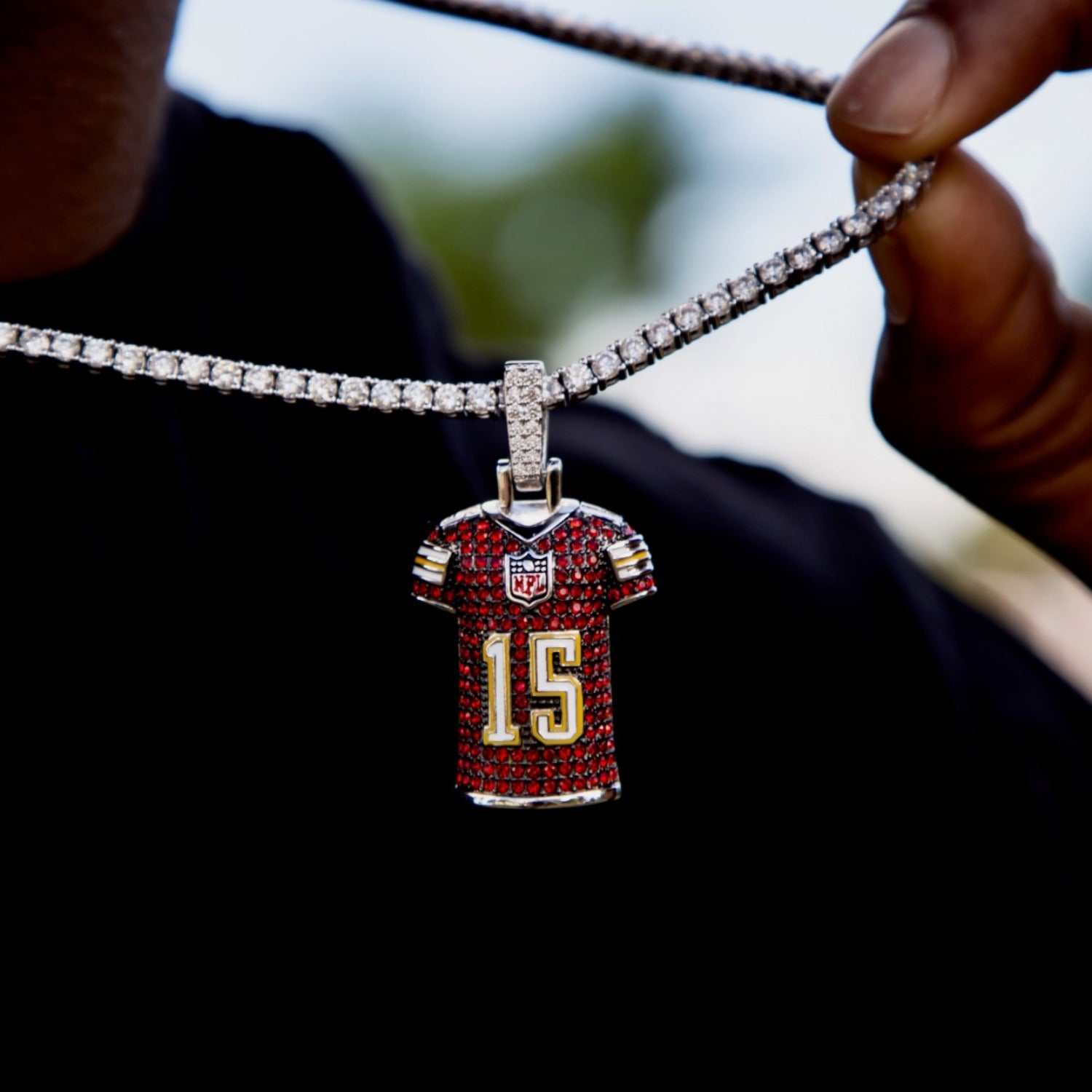 Kansas City Chiefs Patrick Mahomes Jersey Pendant - The GLD Shop