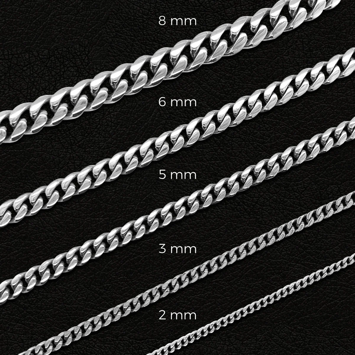 GLD Signature Cuban in White Gold - 6mm - The GLD Shop 20 GLD Signature Cuban in White Gold - 6mm - The GLD Shop