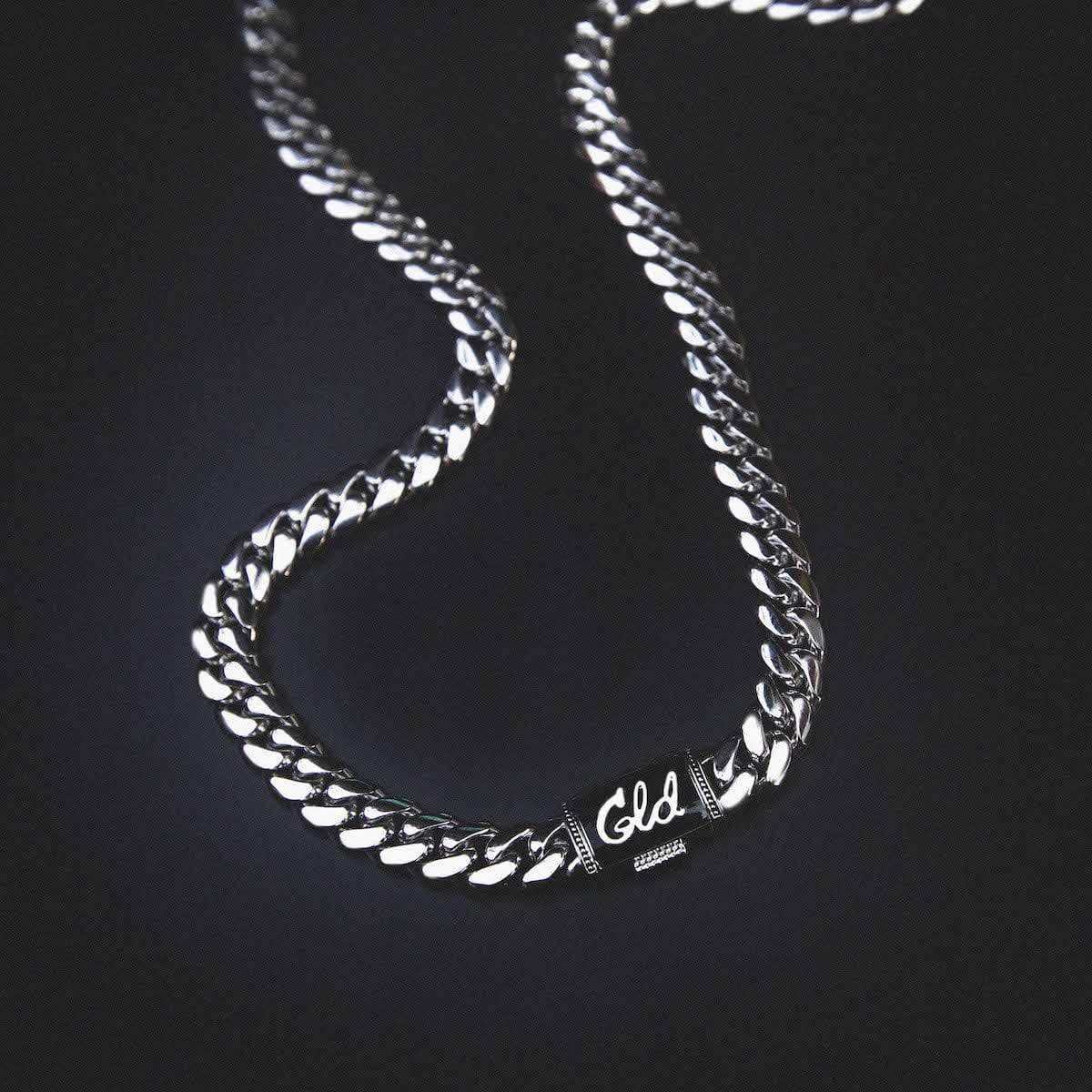 GLD Signature Cuban in White Gold - 6mm - The GLD Shop 19 GLD Signature Cuban in White Gold - 6mm - The GLD Shop