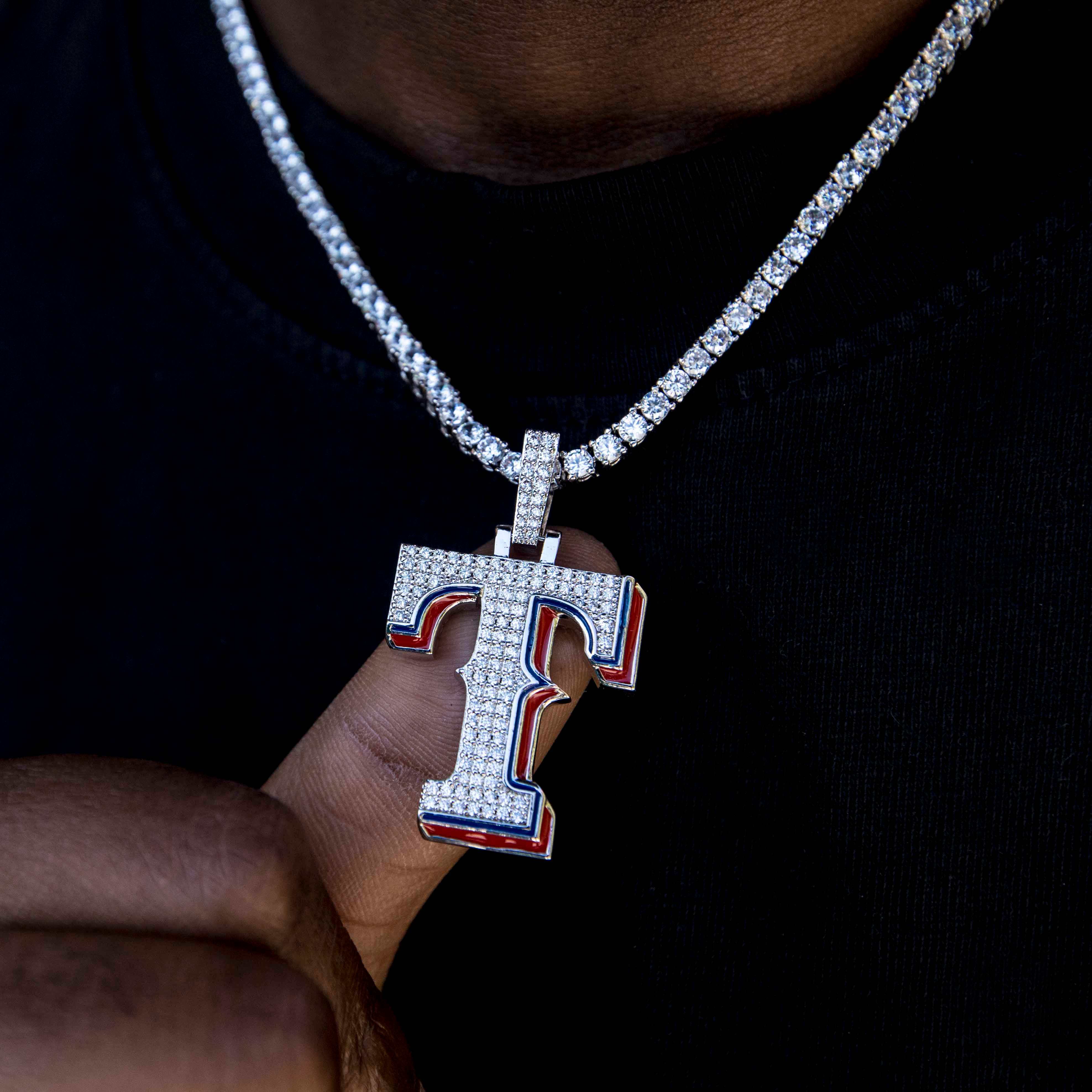 Texas Rangers Official MLB Logo Pendant - The GLD Shop