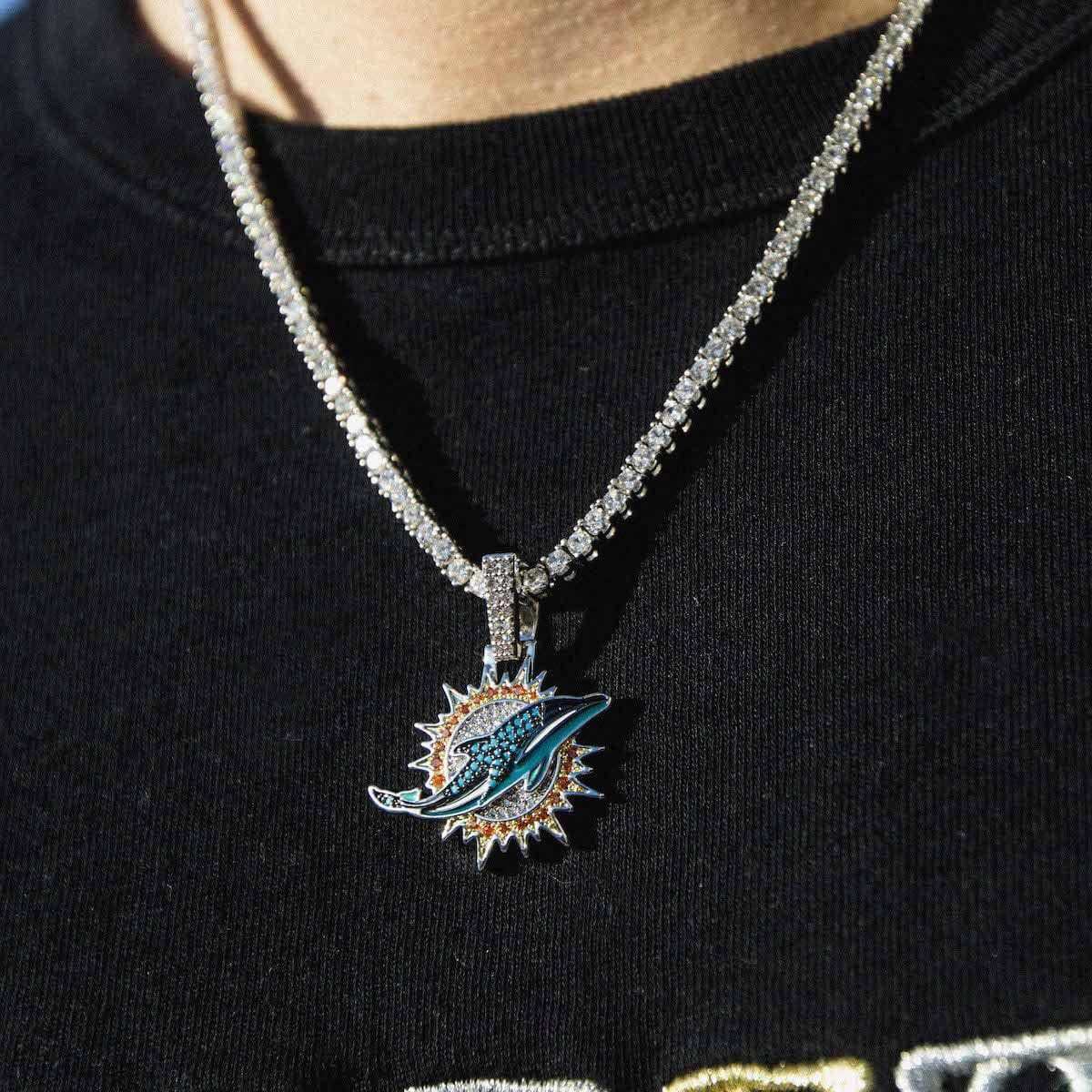 Miami Dolphins Official NFL Pendant - The GLD Shop
