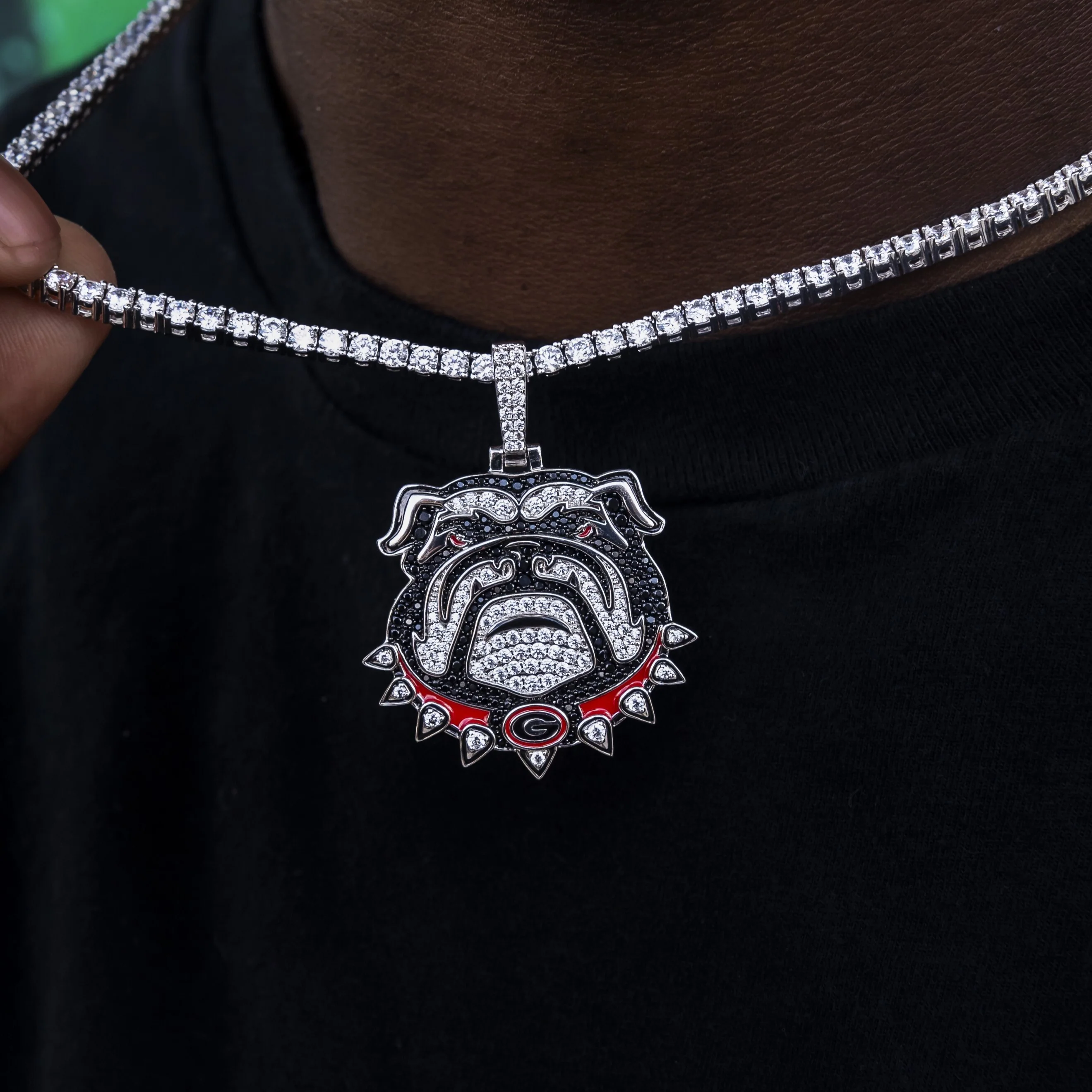 Georgia Bulldogs Official NCAA Mascot Pendant - The GLD Shop 1 Georgia Bulldogs Official NCAA Mascot Pendant - The GLD Shop